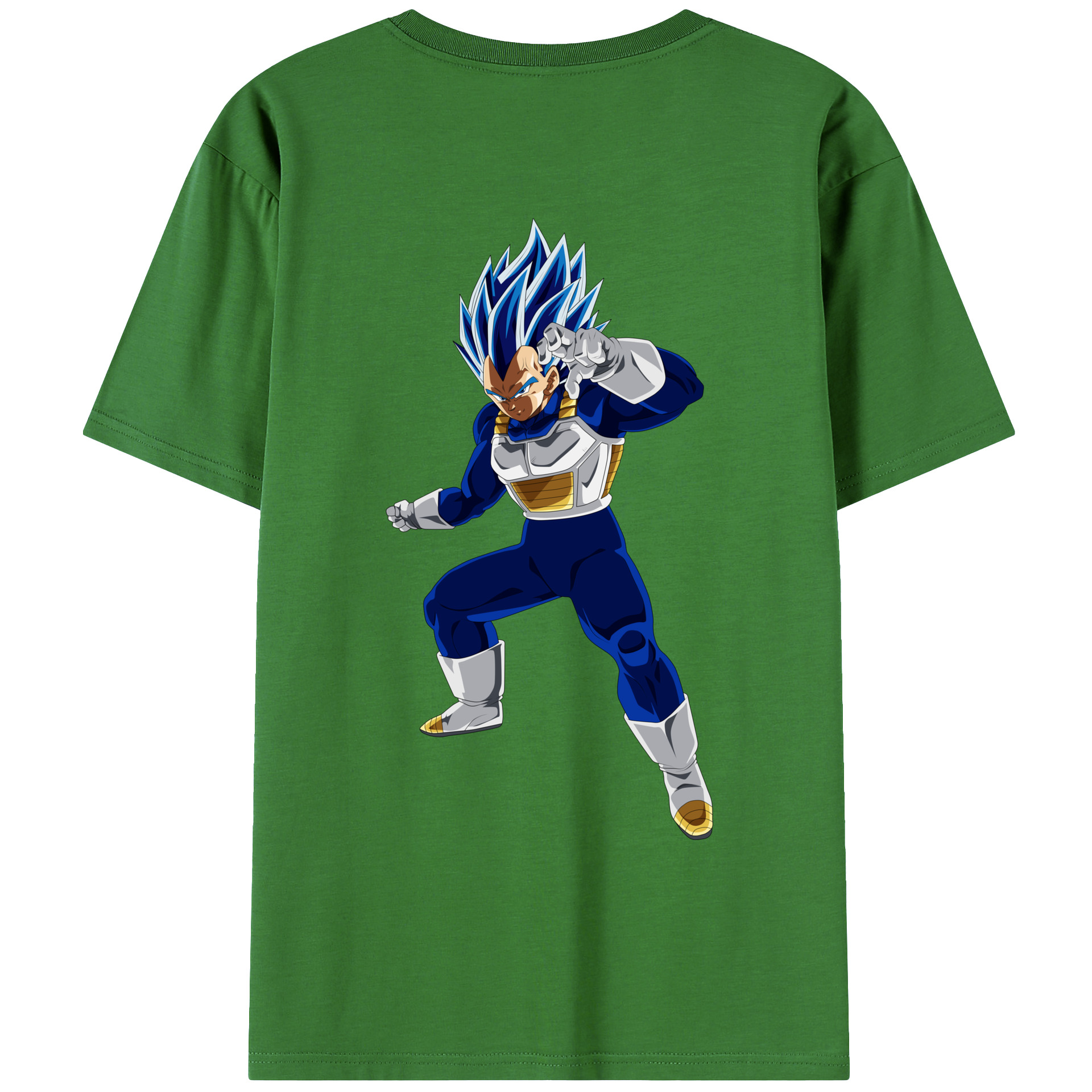 （画像用） ドラゴンボール ベジータ四世（Bejīta Yonsei）DRAGON BALL Vegeta IV レディース半袖Tシャツ(バックプリント)